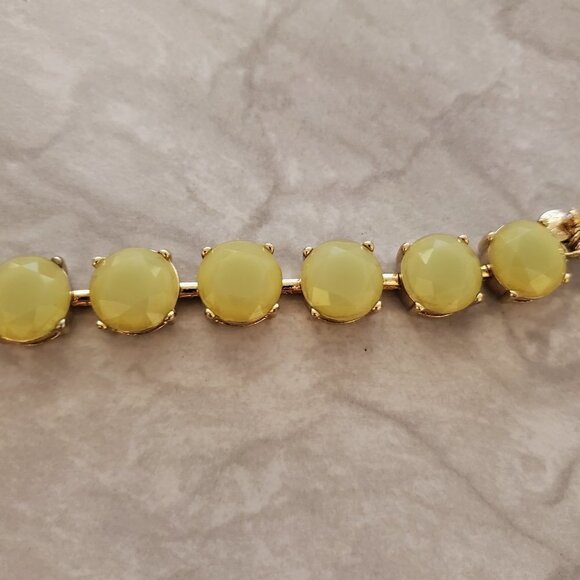✨ J.Crew Green Rhinestones Crystals Dot Statement Bracelet ✨ - Picture 2 of 10